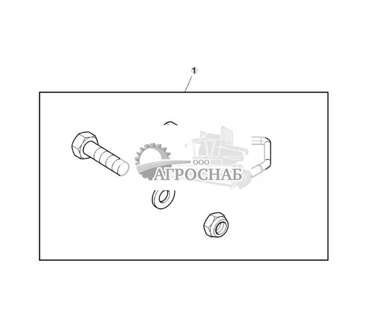 Навесное оборудование, стабилизирующие колеса, комплект крепежных деталей (6 болтов) - ST787541 95.jpg